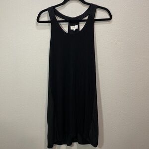 5 for $25 Lou & Grey knit racer back black dress